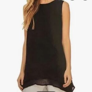 Fever Size Small Black Layered Top (Bin-B)